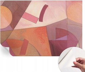 Mosható öntapadós fotótapéta étkezőbe Színes formák 152x104 cm