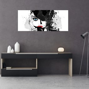 Kép - A titokzatos nő (120x50 cm)