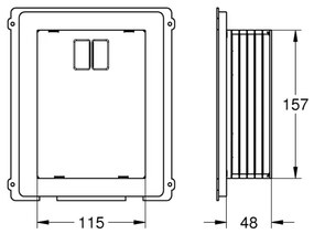 GROHE 40949000 - Ellenőrző akna RAPID
