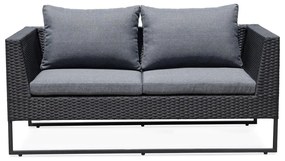 Diamond szürke mesterséges rattan kerti bútorszett - Bonami Essentials