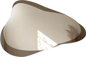 Mocha Mokka szabálytalan tükör barna lapon 140x93