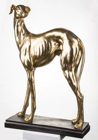 Bond design nude méretű agár kutya asztaldekoráció talpon 65x40x16cm