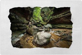 Poszterek 120x80 Sziklák Folyó Hegyek