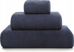 MrTowel Waffle Lux Törölköző 50x100 cm, 550g/m2, Gránátkék