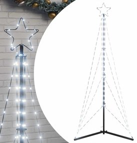 hideg fehér LED karácsonyfa 363 LED 182 cm