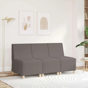 világosszürke kordbársony szövet kanapéfotel 55 cm