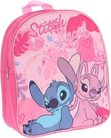 Disney Lilo és Stitch, A csillagkutya Angel Pink hátizsák, táska 30 cm