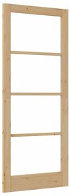 Belső Ajtó Üveggel ORKDAL Barna 86 x 211 cm