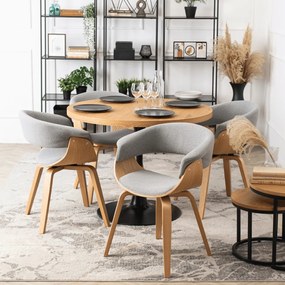 Elegáns Étkezőszék Szürke/Aranytölgy Színben. GARY 2