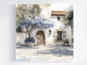 Vászonkép Canvas Ház Provence Bérház Franciaország Vintage 80x80