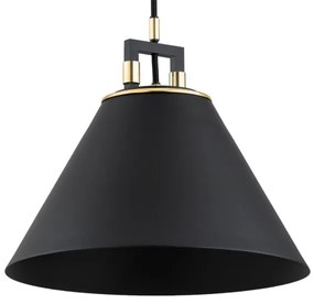 Argon 6174 - Csillár zsinóron ORTE 3xE27/15W/230V fekete