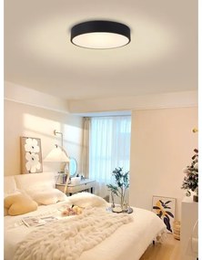 Immax NEO 07202L-LED Dimmelhető mennyezeti lámpa RONDATE 53W/230V fekete Tuya + távirányító