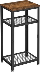 Kisasztal ZENVIRO 40 x 30 cm, barna/szürke
