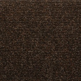 5 db öntapadós lépcsőszőnyeg 65 x 21 x 4 cm barna félkör alakú nagy