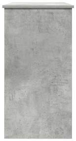 vidaXL betonszürke forgácslap íróasztal 80 x 40 x 75 cm