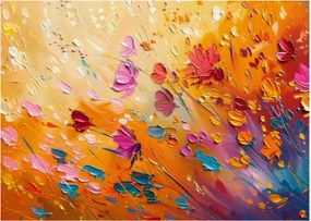 Kép - Színes virágok festése (70x50 cm)