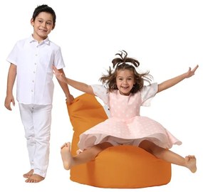 Narancssárga gyerek babzsákfotel Baton – Floriane Garden