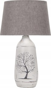 Asztali lámpa Candellux Wales szürke 60 W