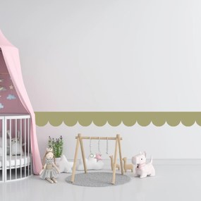 PIPPER. Textil öntapadó tapéta - Mini Ív - Khaki színű Szín: Sápadt