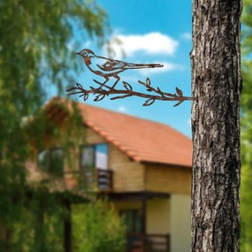 Bird fém kerti dísztárgy, barna, 50×20 cm – TR565TNL1313