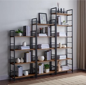 Polcállvány, fekete/tölgy, KELER TYP 1