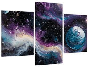 Kép - Festett univerzum (90x60 cm)