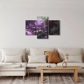 Kép - lila fák (90x60 cm)
