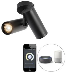 Okos spotlámpa fekete 2-lámpás, Wi-Fi-vel, GU10 - Scopio Honey