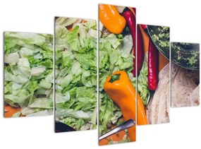 Zöldségek képe (150x105 cm)