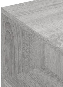 szürke sonoma színű szerelt fa TV-szekrény 102x34,5x43 cm