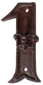 Öntöttvas házszám, 1