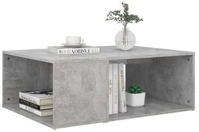 betonszürke szerelt fa dohányzóasztal 90 x 67 x 33 cm