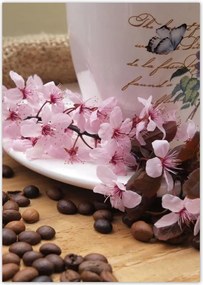 Poszterek A4 Pion Cseresznyevirágos bögre