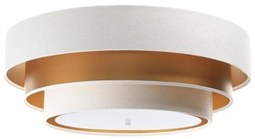 BPS Koncept TRINITI mennyezeti lámpa 2xE27/60W/230V fehér/arany 050-2EP-079