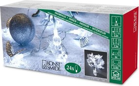 Led fénylánc Konstsmide angyalkák 2,3 m 24 Led hideg fehér