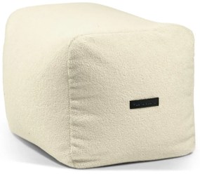 Krémszínű buklé babzsákfotel Plus 70 Lounge – SLOWDOWN