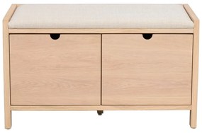 Natúr színű pad Hillmond – Rowico