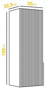 Mylife klerk 100 1 fürdőszoba bútor antracit/kasmír