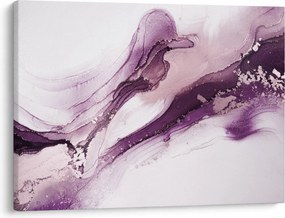 Kép - Lila folyadék művészet (70x50 cm)