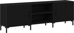 vidaXL TV szekrény garnitúra Fekete tölgy 150 x 30 x 50 cm Faanyag