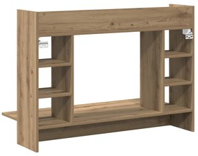 Falra Szerelhető Asztal Mester Tölgy 105x48x75 cm Szerelt Fa