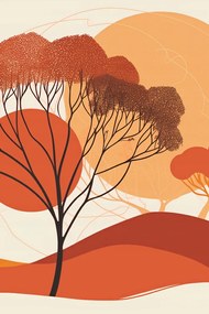 Poszter 61x91,5cm Az utolsó napsugarak