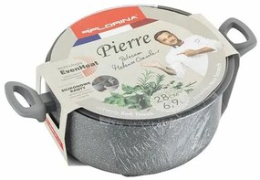 Florina Alumínium pot with lid by Mateusz Gessler,28 cm, 6,9 l