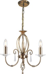 Elstead Lighting AEGEAN AG3-AGED-BRASS Csillár 3x60W/E14