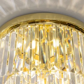 Brilagi - LED kristály mennyezeti lámpa MOZART 5xE14/40W/230V aranyszínű