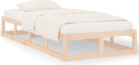 vidaXL tömör fa ágykeret 90 x 200 cm