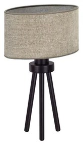 Duolla - Asztali lámpa OVAL 1xE27/15W/230V átm. 30 cm barna