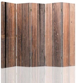 Gario Paraván Barna deszkák Méret: 180 x 170 cm, Kivitelezés: Klasszikus paraván