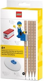 Grafitceruza szett, HB, hegyezővel, radírral, mini figurával, LEGO (L53708)