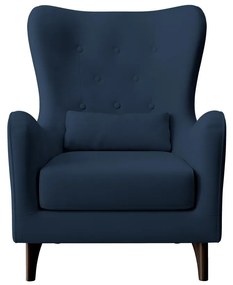 Fotel lábtartóval Calimero II  (tengerészkék + wenge). 1099326